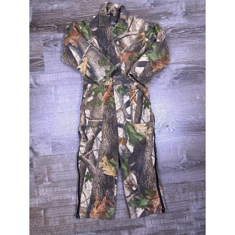 Red Head Brand Kids Size 10 Camo Insulated Coverall Real Tree Hunting
